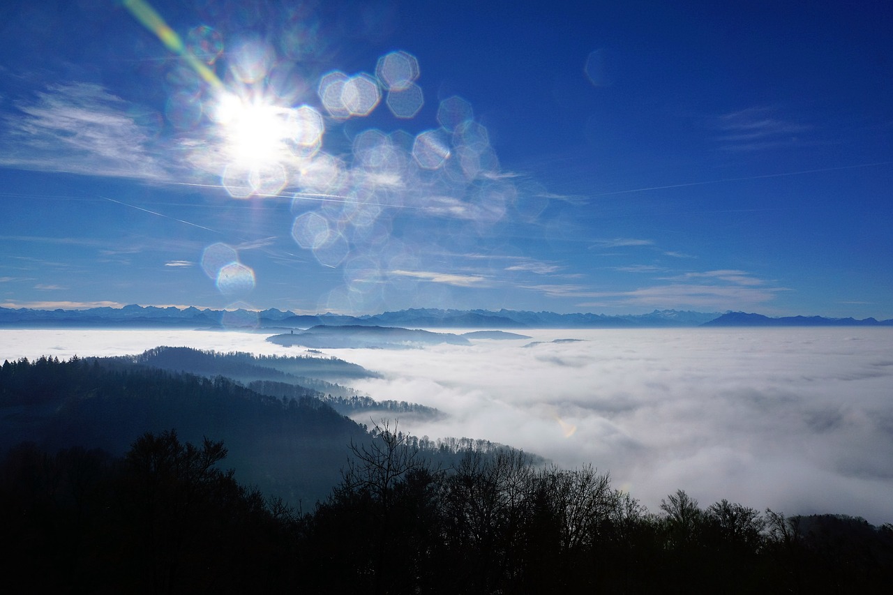 fog sky nature free photo