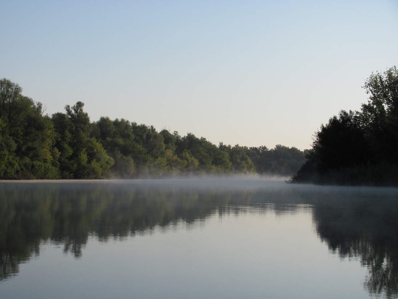 fog dawn tranquility free photo