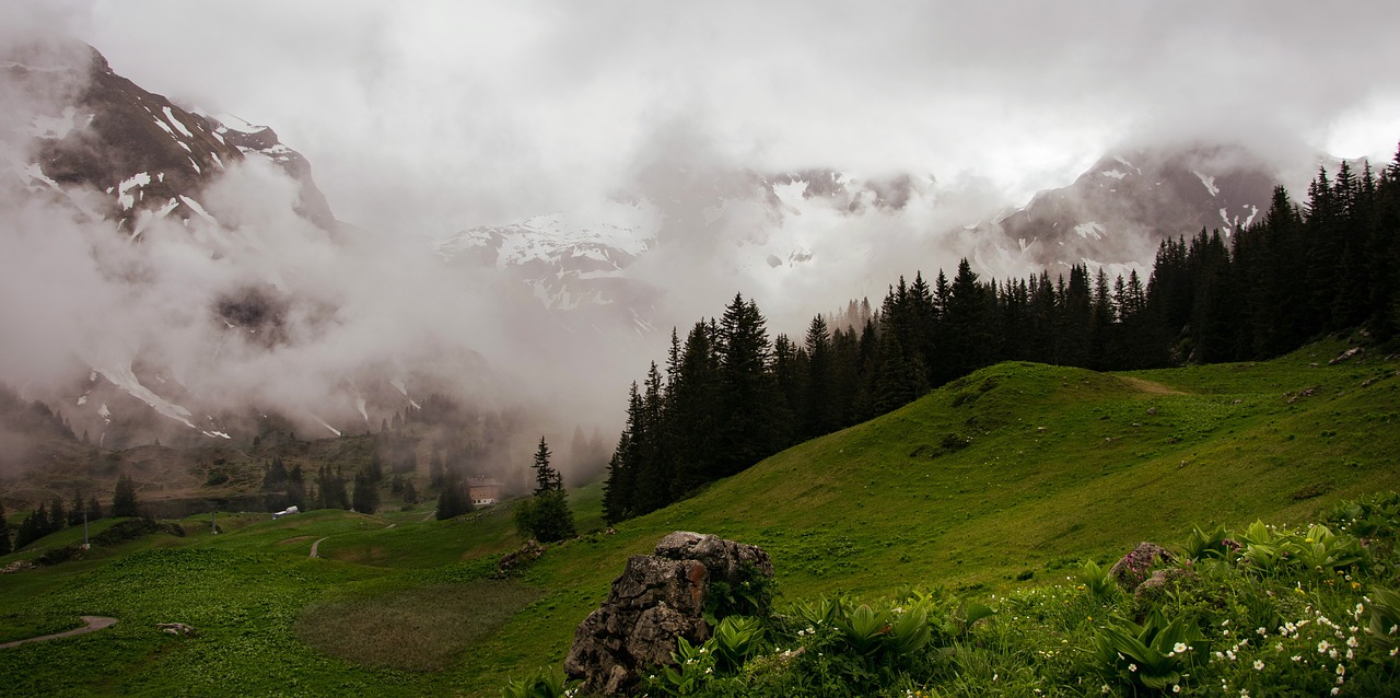 fog alps austria free photo