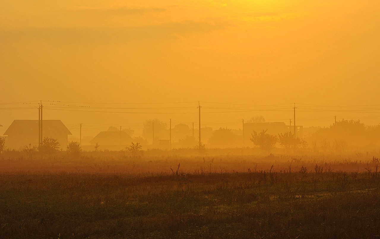 fog village rasvet free photo