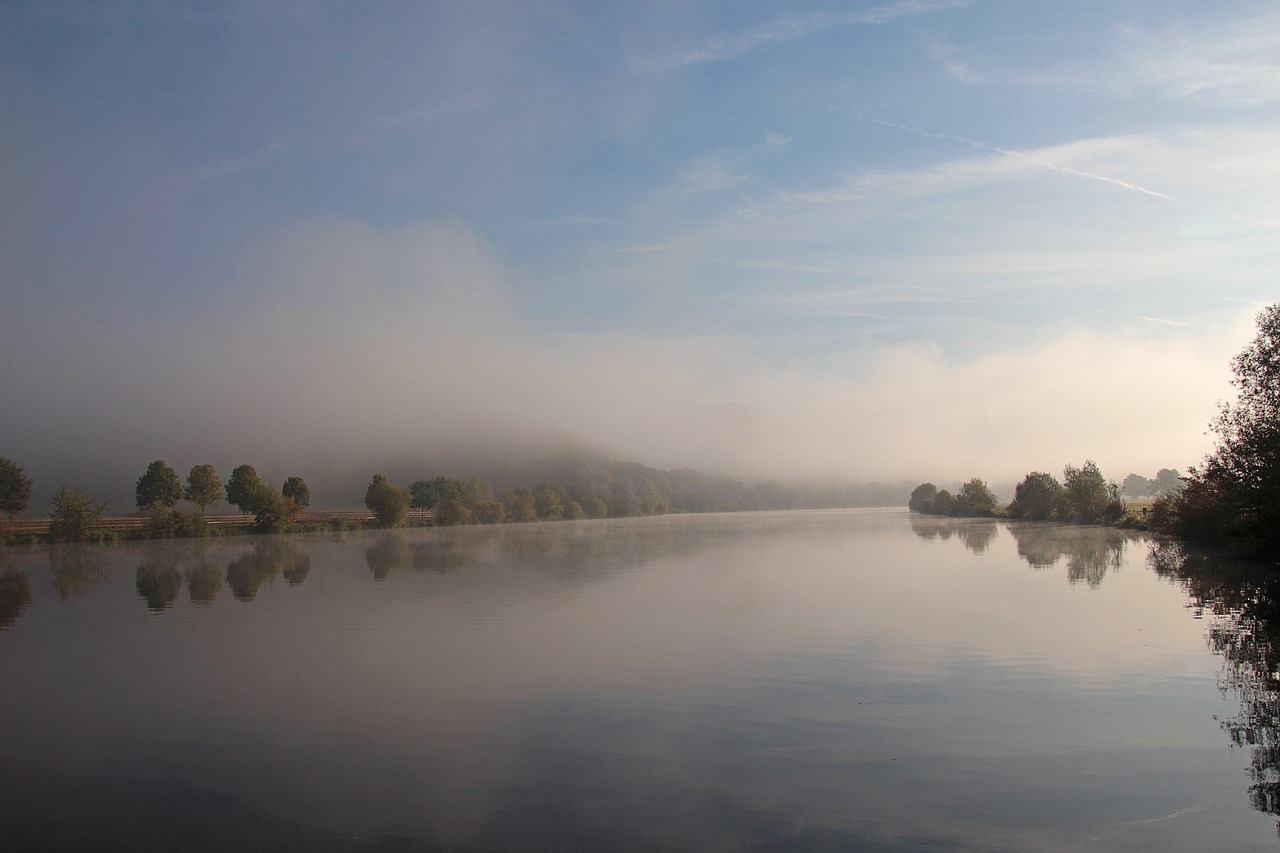 fog  autumn  river free photo