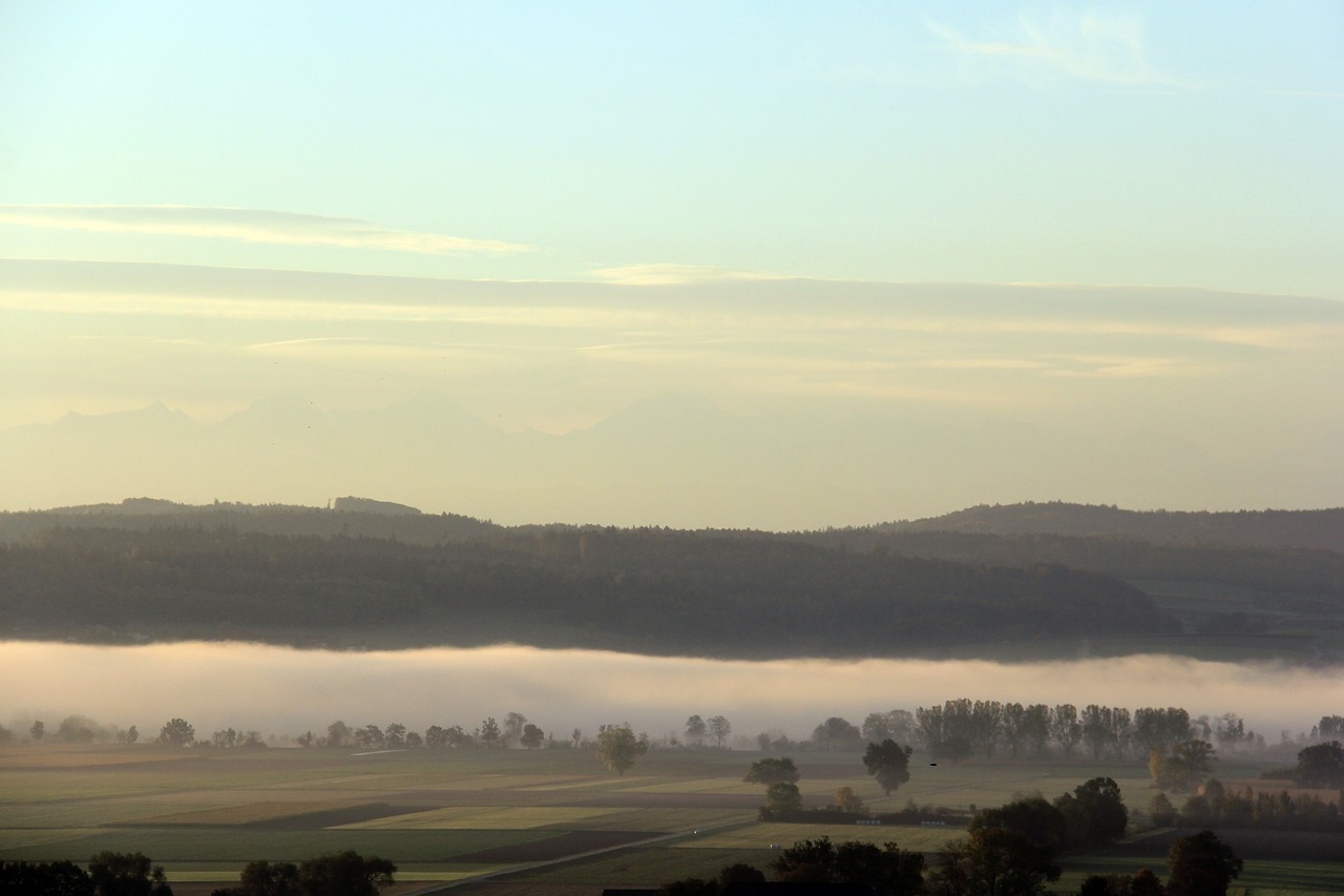 fog  wide  landscape free photo