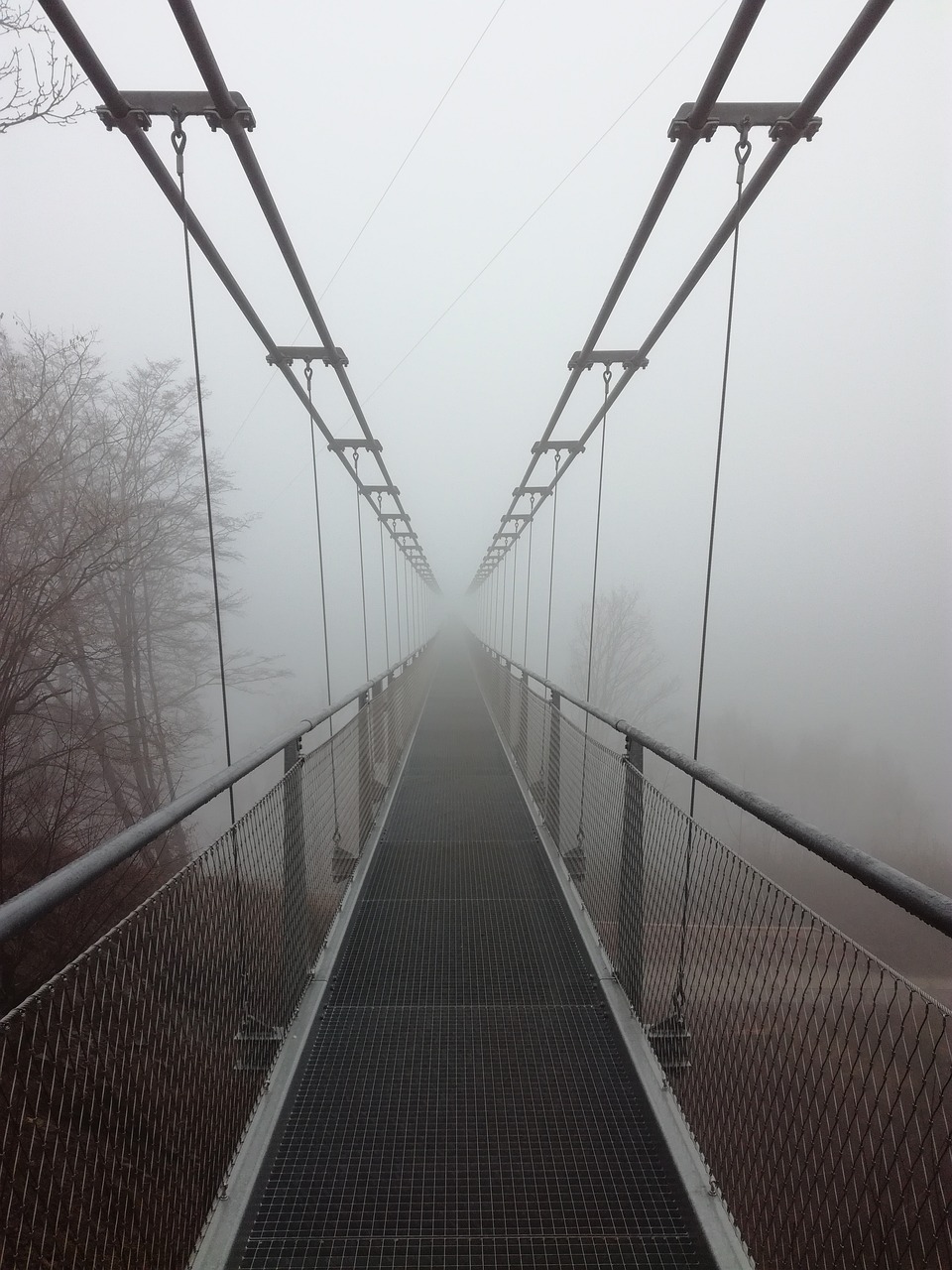 fog  crap  bridge free photo