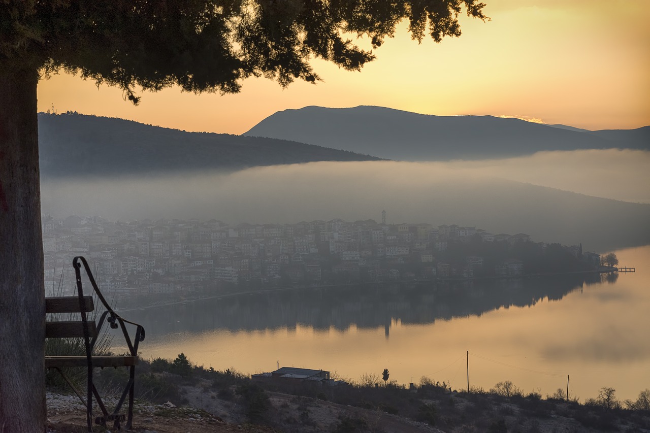 fog  kastoria  greece free photo