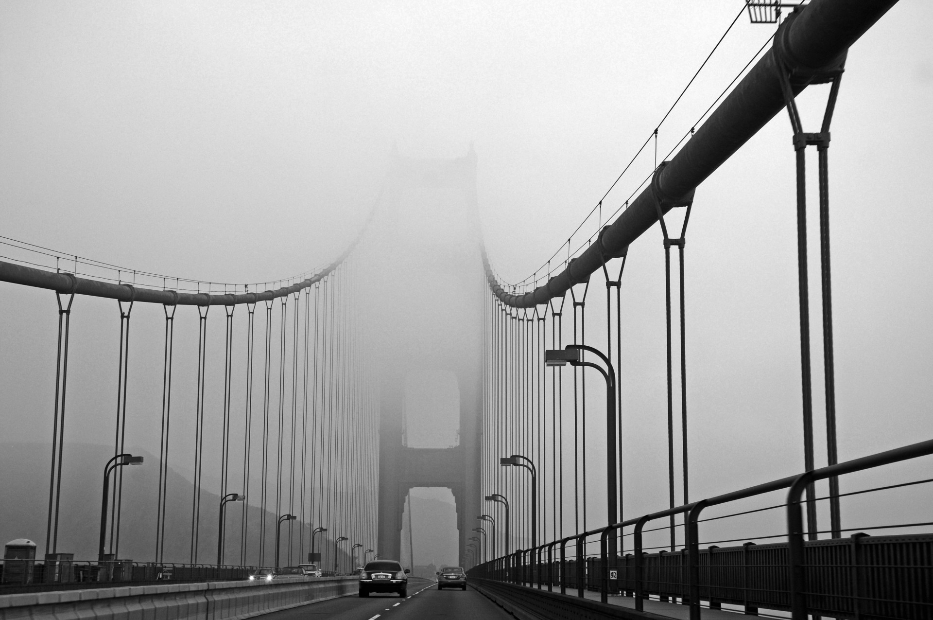 bridge golden gate bridge fog free photo