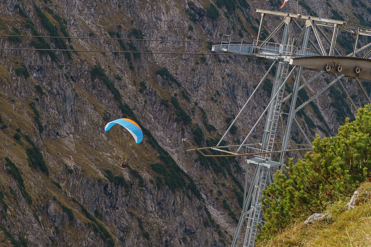 foghorn oberstdorf paragliding free photo