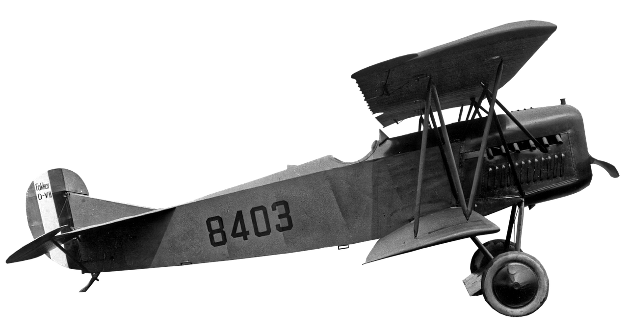 fokker airplane warplane free photo