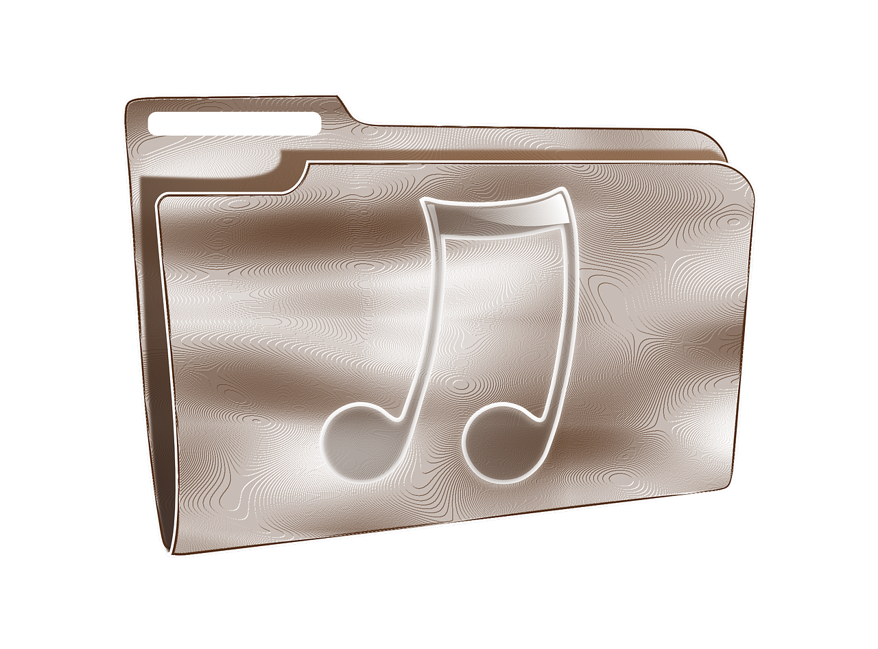 folder music plastic free photo
