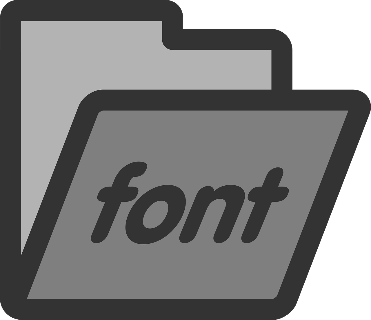 folder font directory free photo