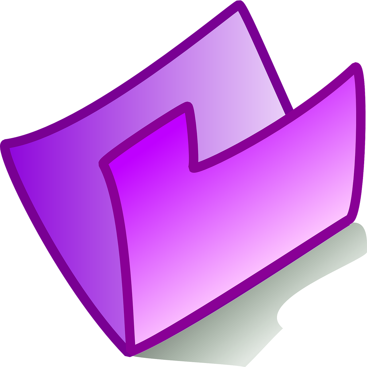 folder icon purple free photo