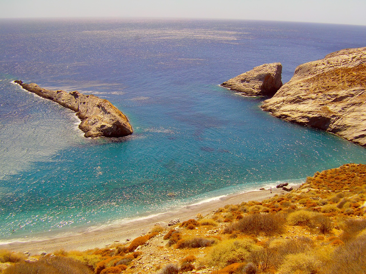 folegandros island sea free photo