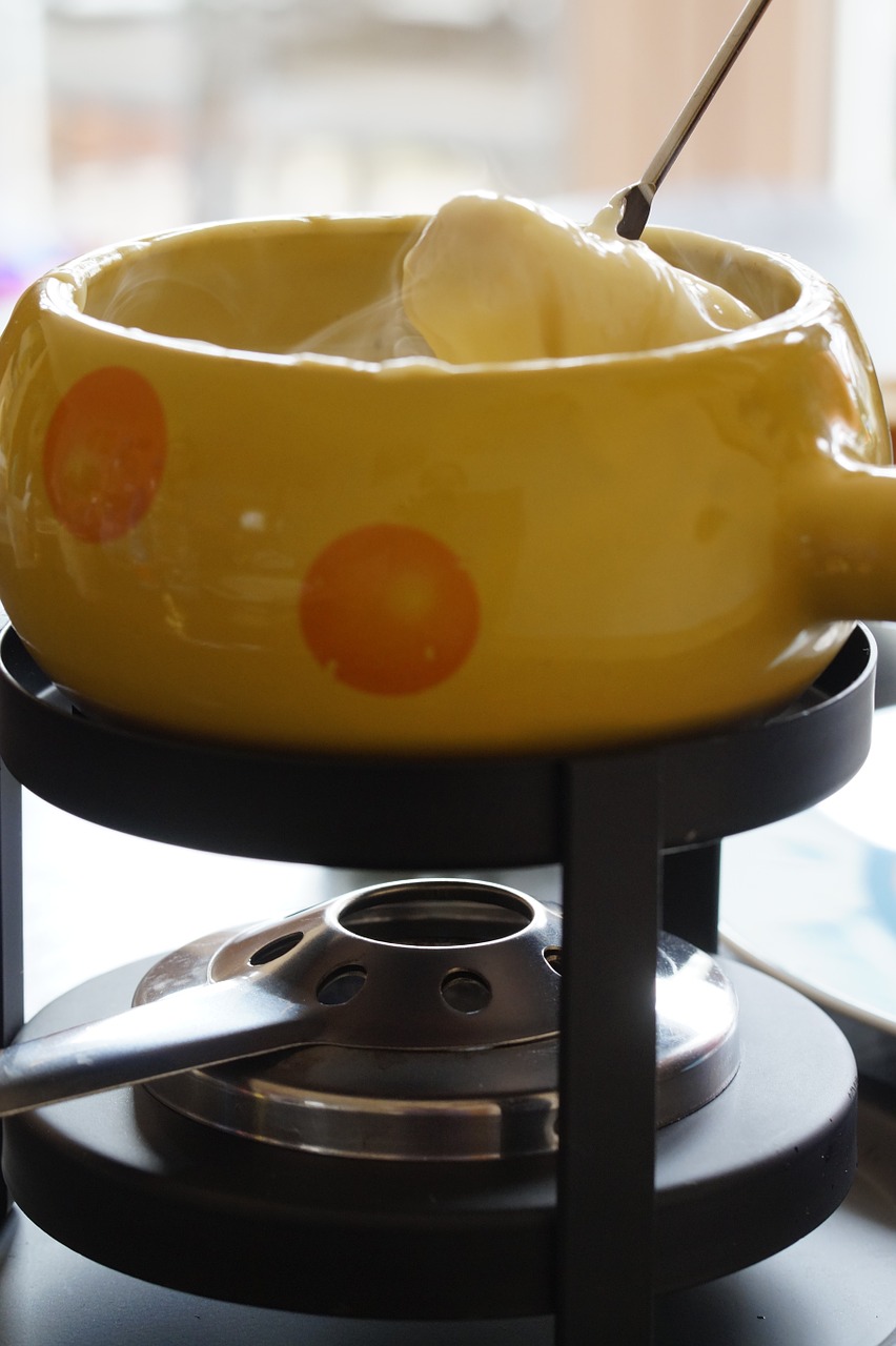fondue swiss fondue cheese free photo