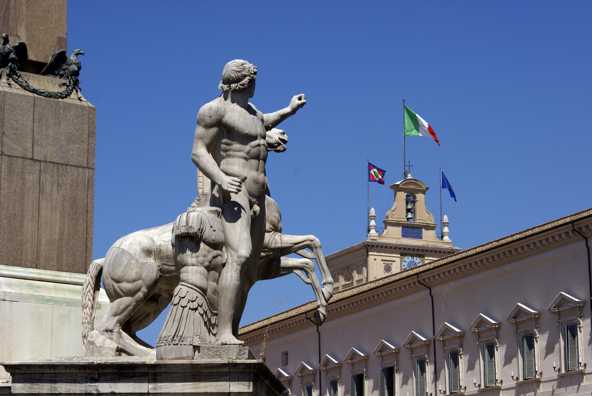 castor fountain rome free photo