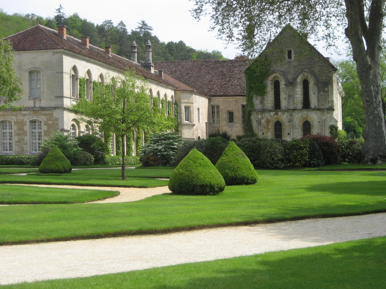 fontenay abbey unesco free photo