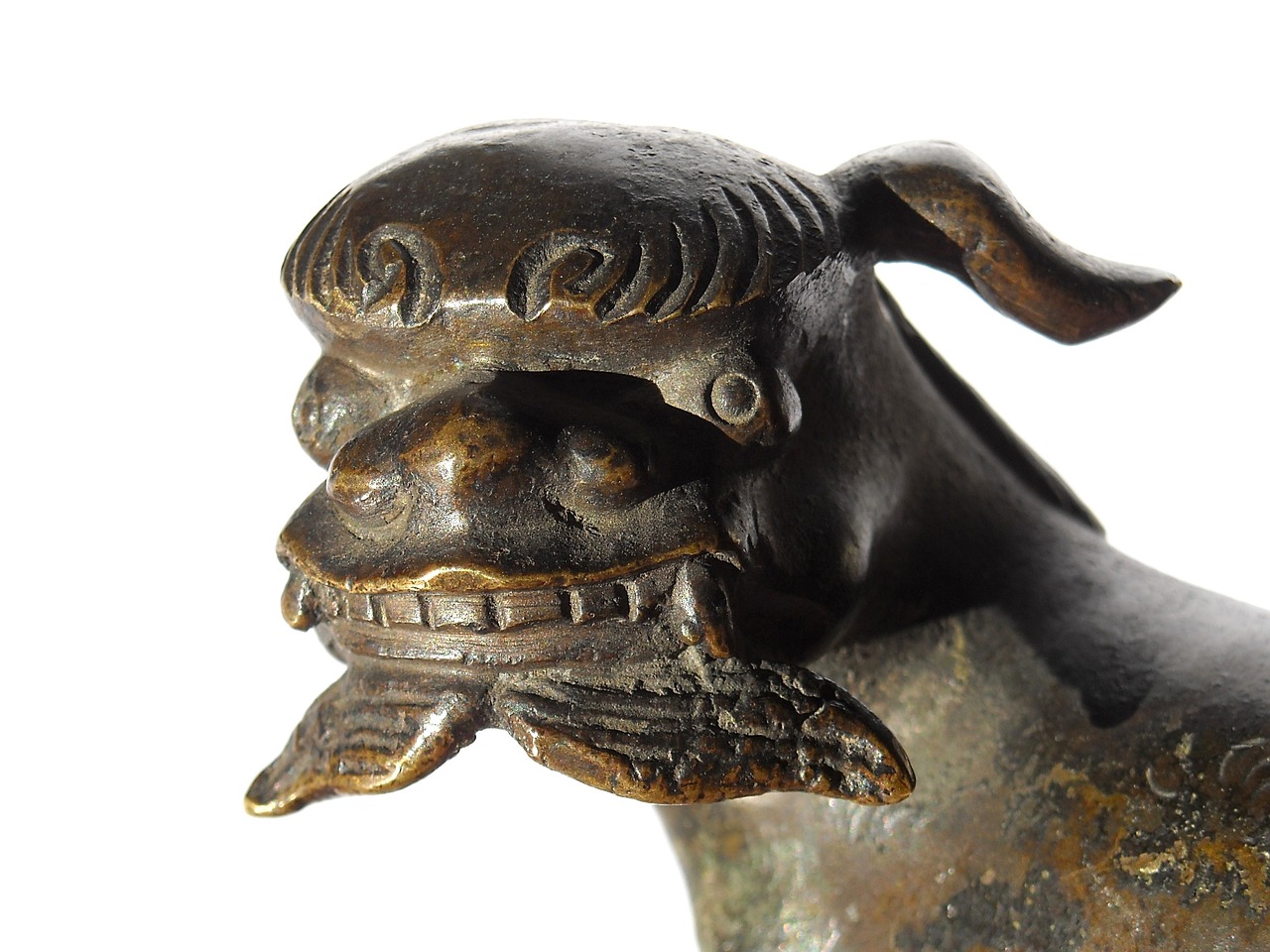 foo dog  antique  chinese free photo