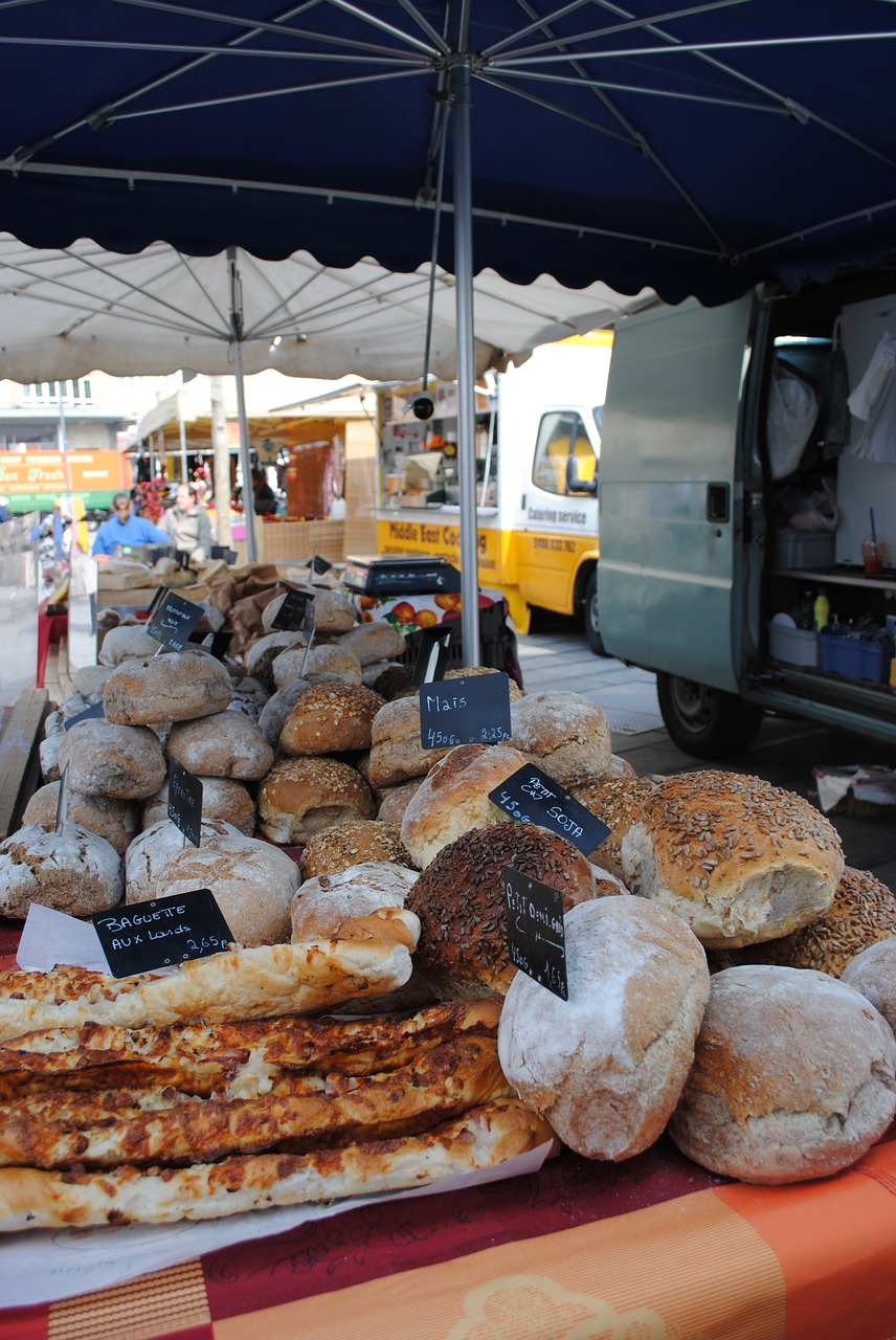 food bread market free photo