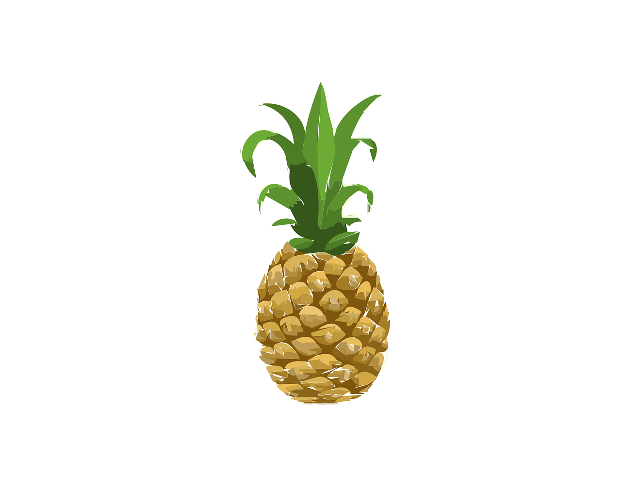 food glitch pineapple free photo