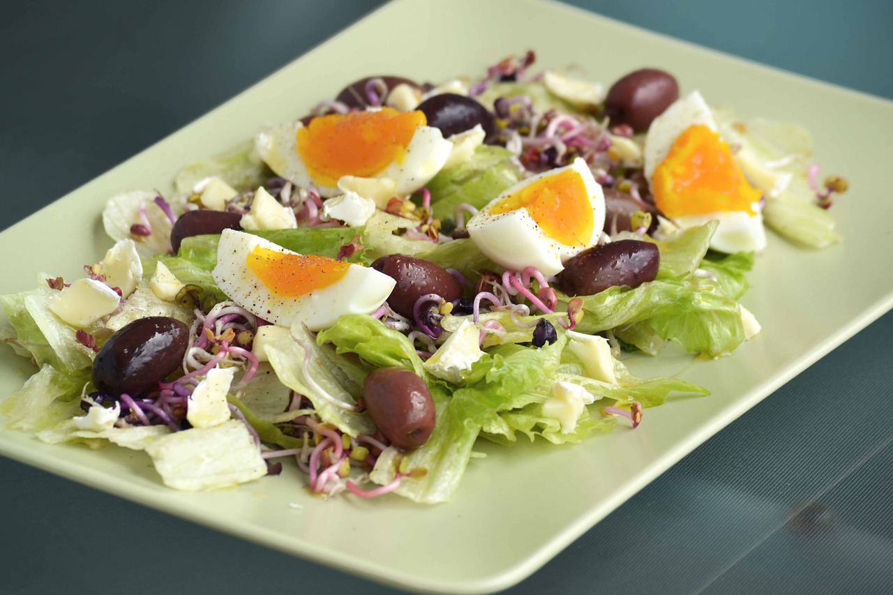 food salad olives free photo