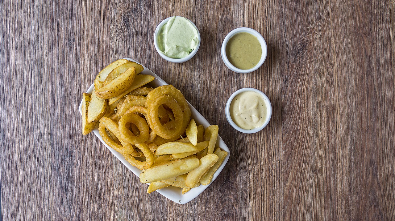 food crisp fried onion free photo