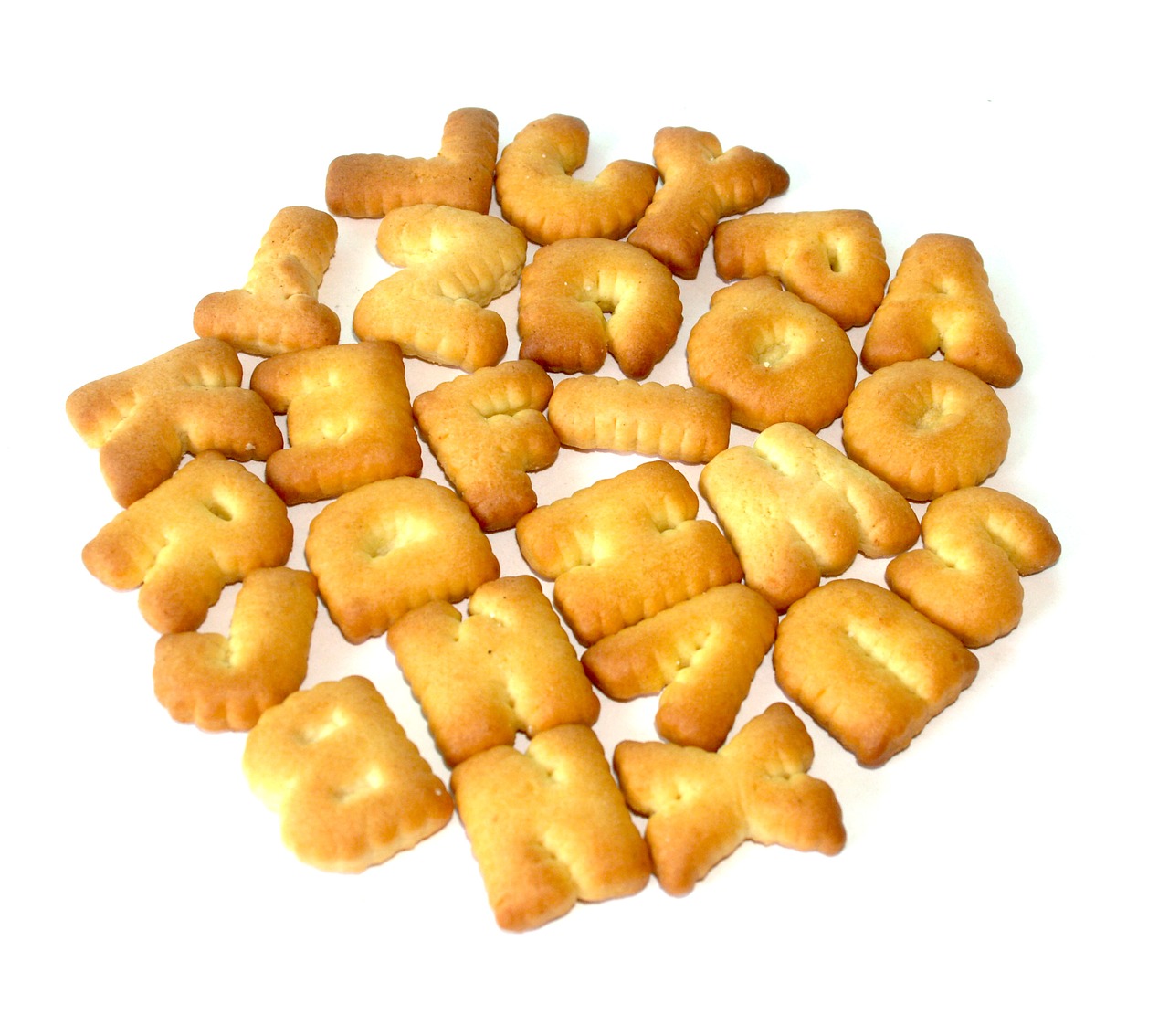 food alphabet biscuit free photo