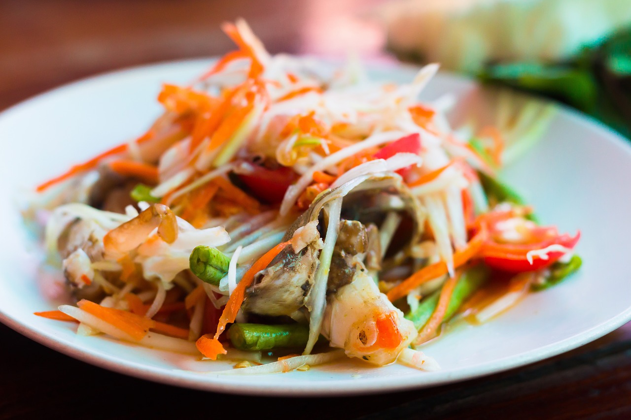 food thai spicy free photo