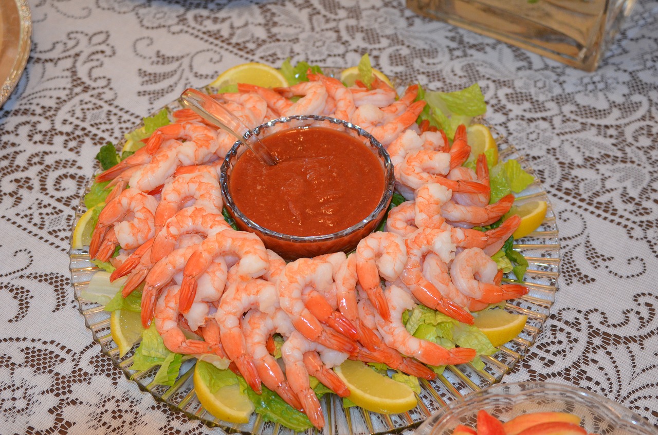 food shrimp cold free photo