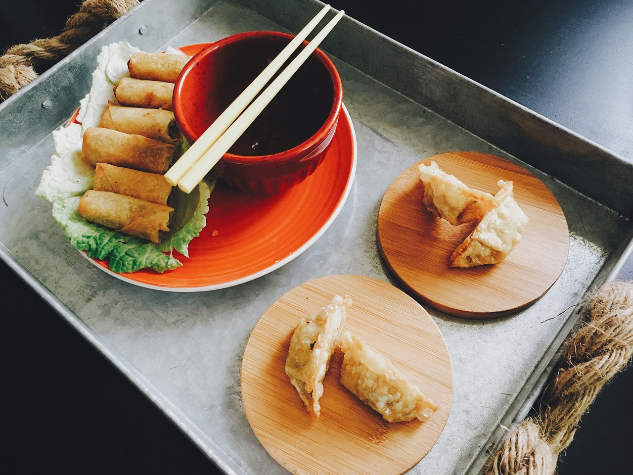 food potstickers dumplings free photo