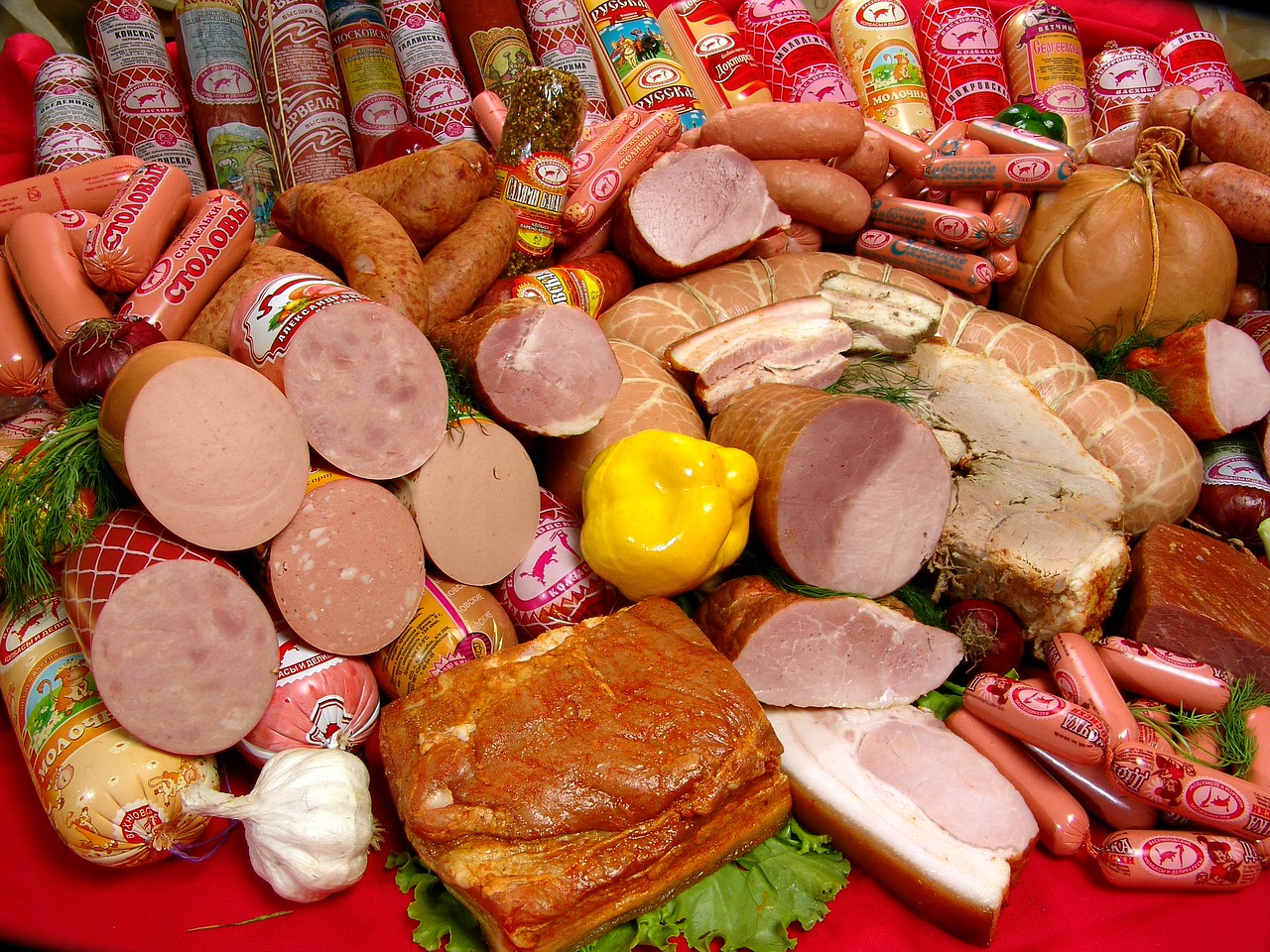 food sausage meat products free photo