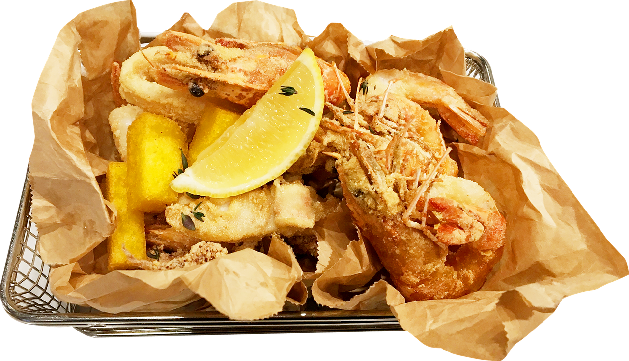 food fried dishes shrimp tempura free photo
