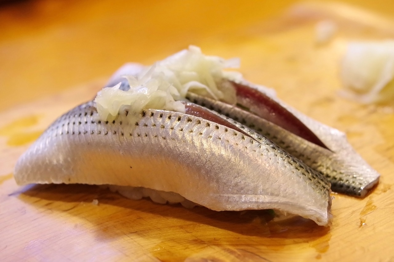 food sushi gizzard shad free photo