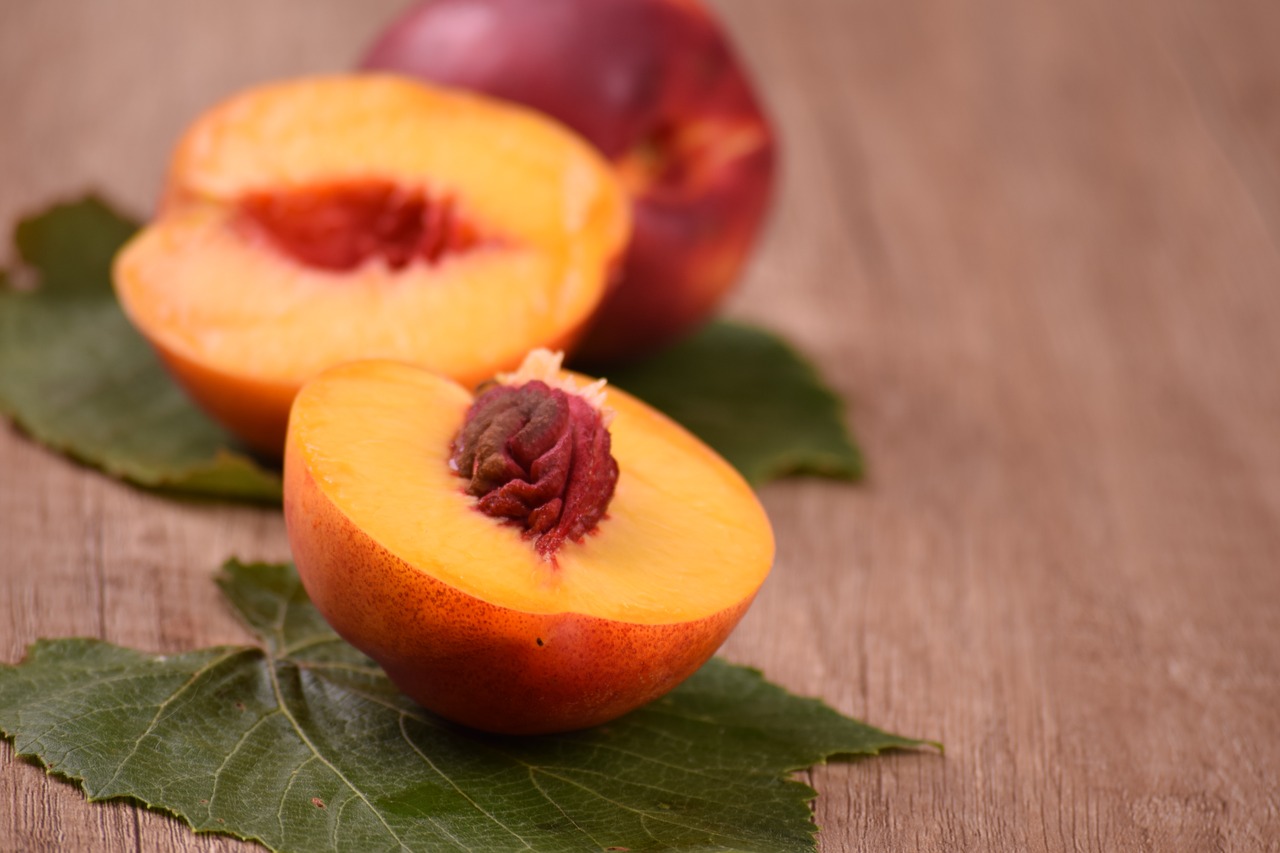 food fruit peach free photo