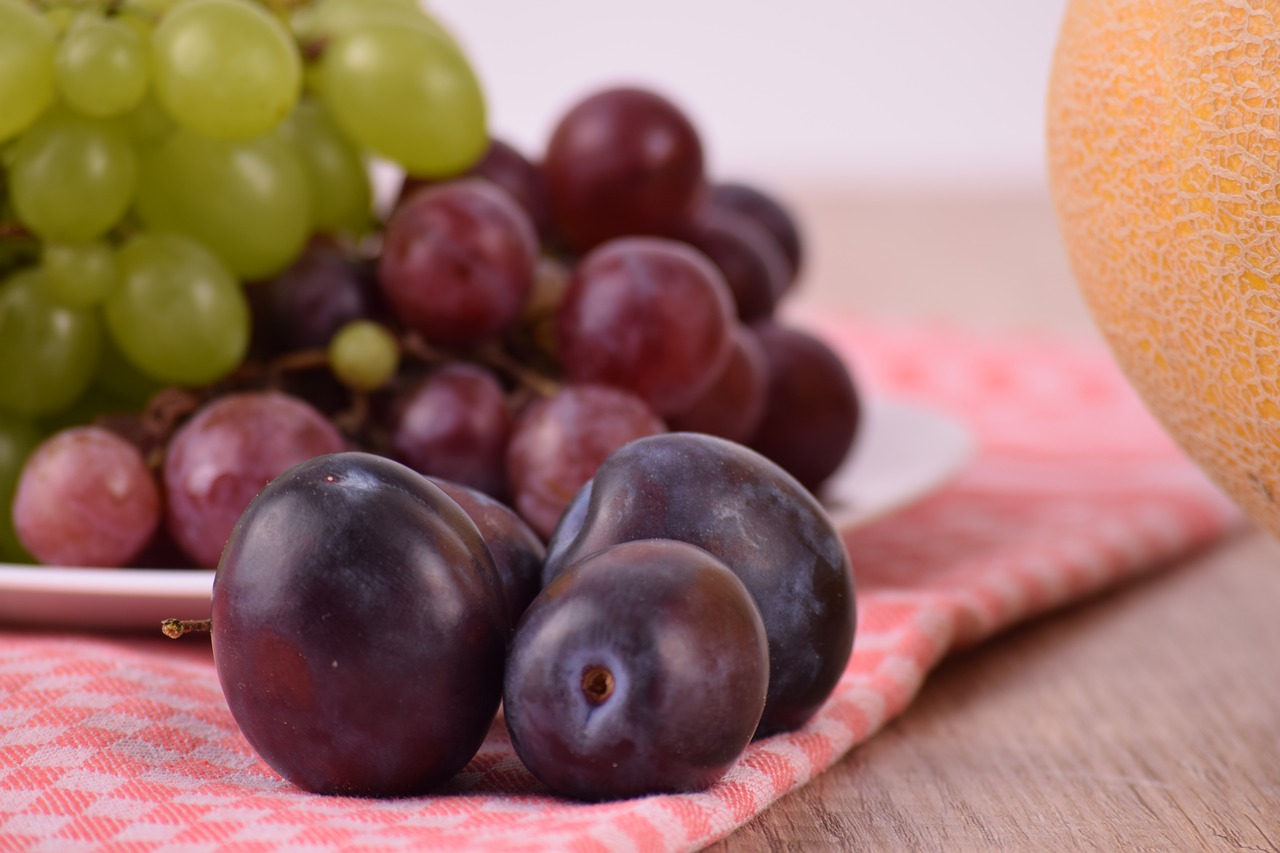 food fruit plums free photo