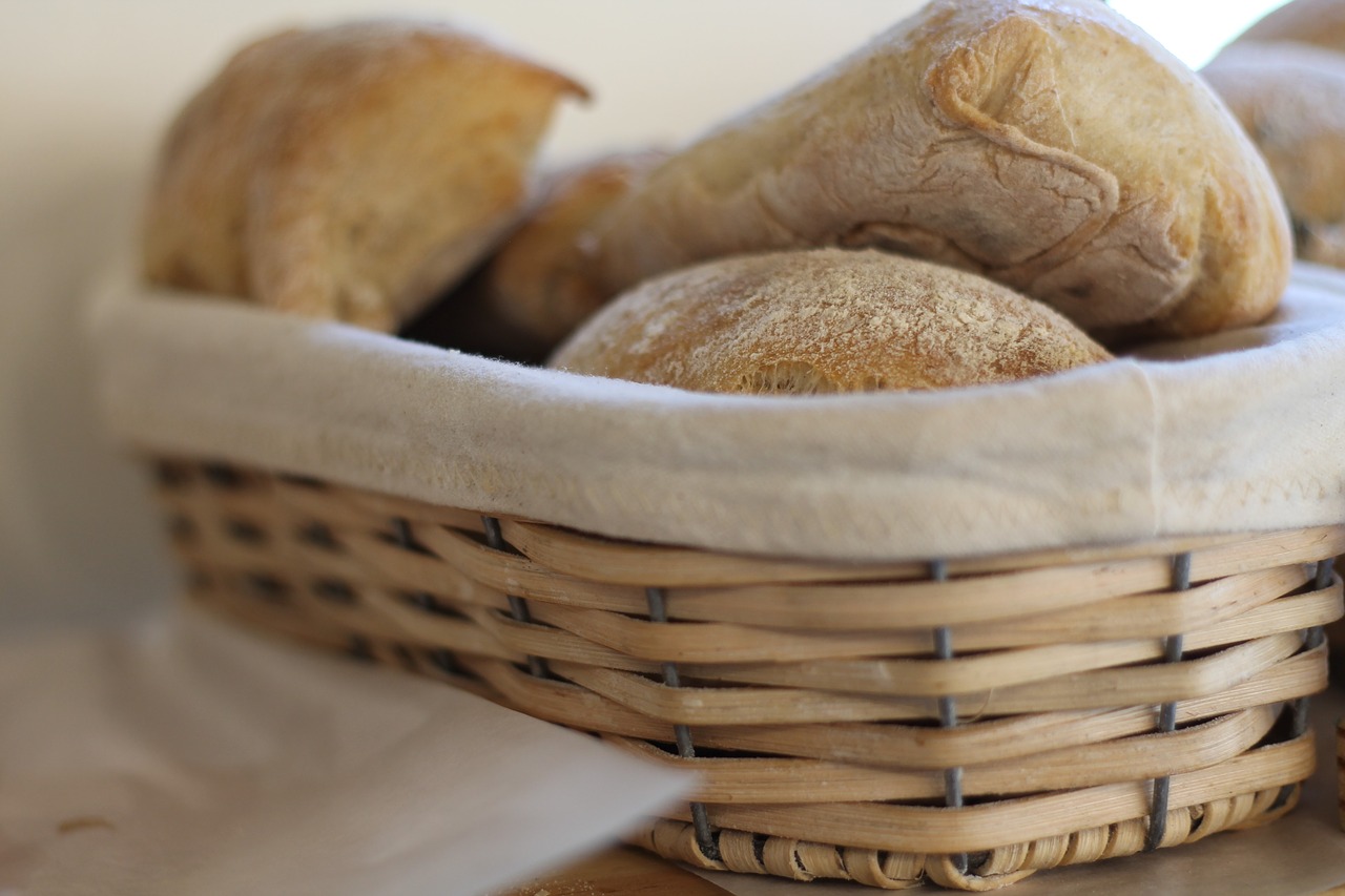 food bread basket free photo