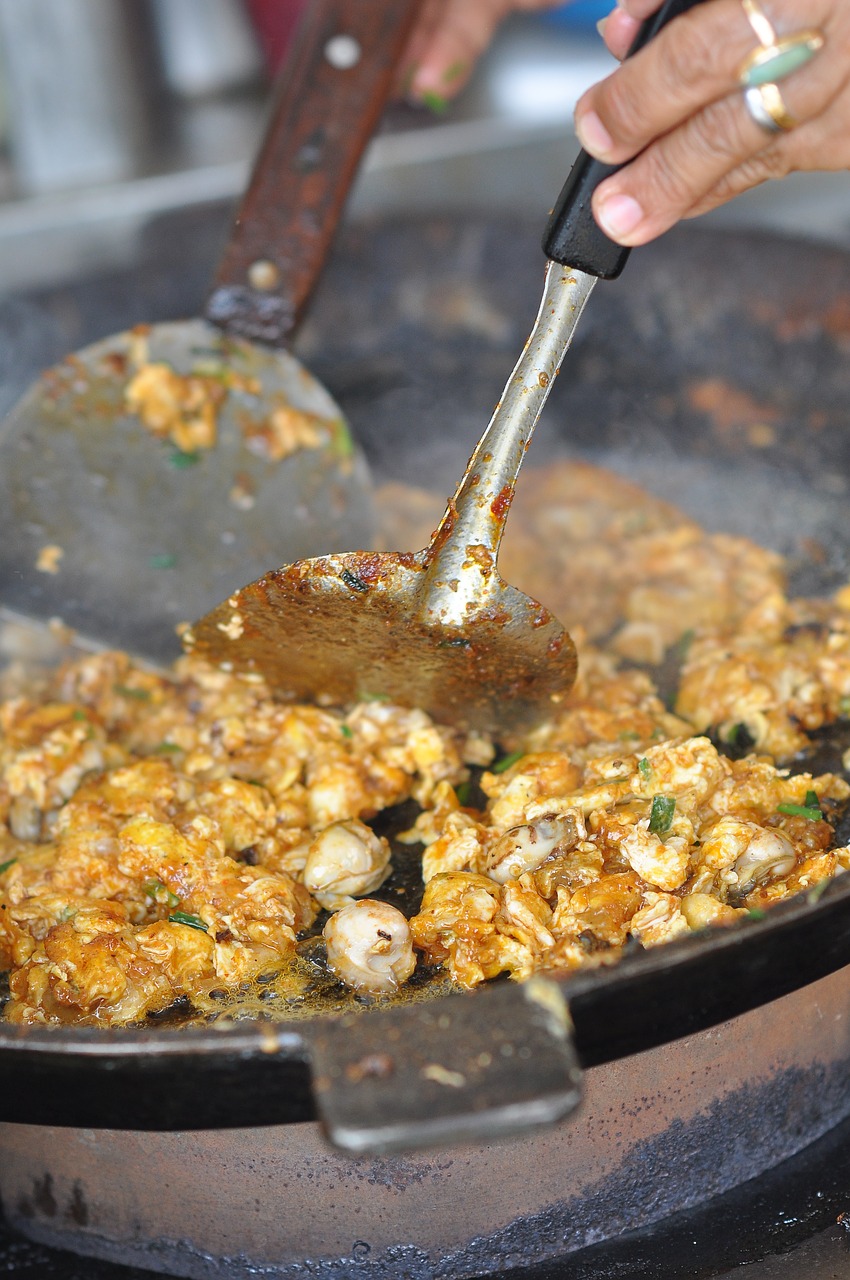 food fried oyster tasty free photo