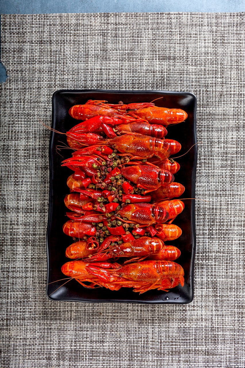 food  spicy crayfish  cooking free photo
