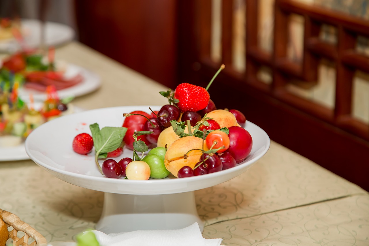 food  fruit  plate free photo