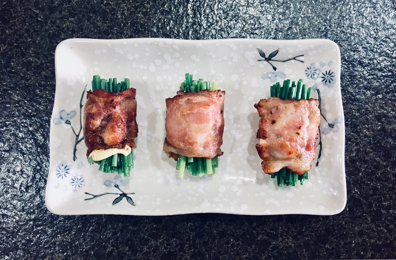 food  chives  bacon free photo