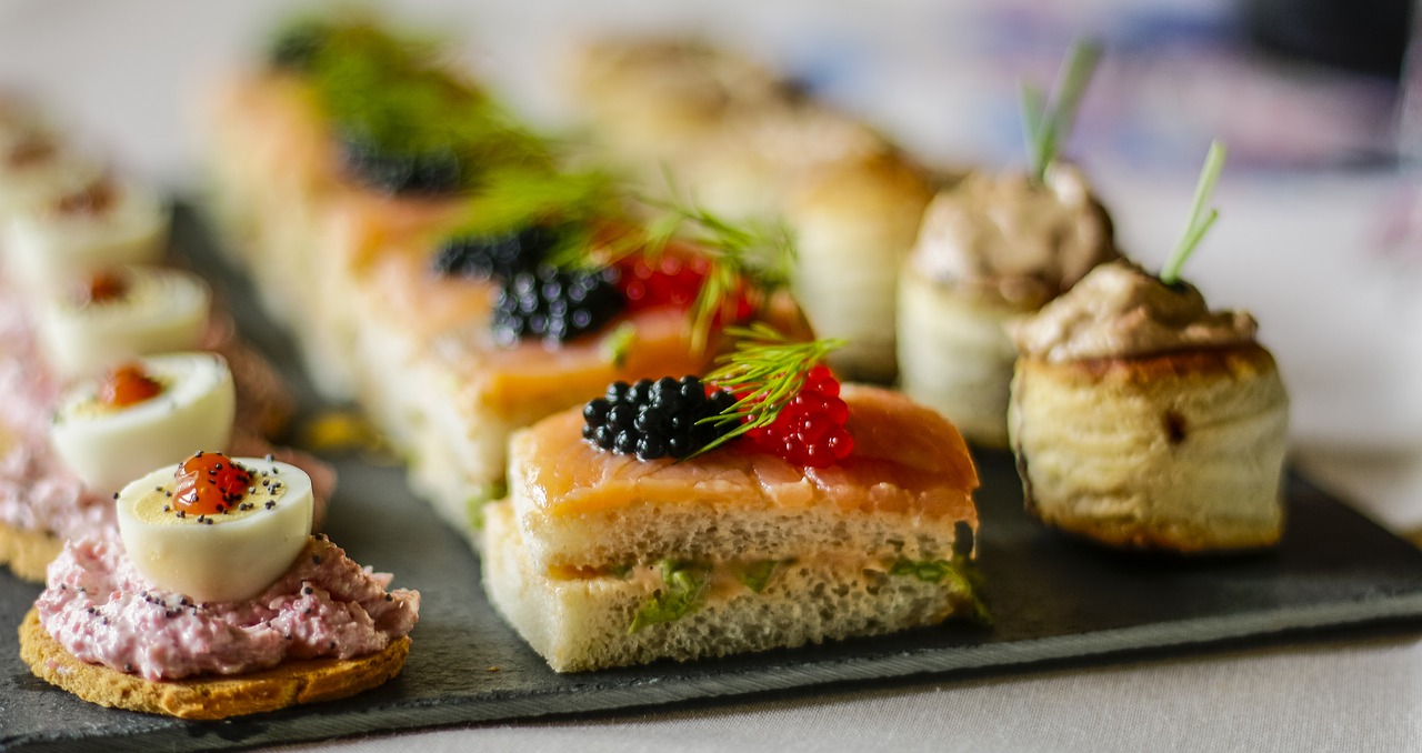 food  canapes  bread free photo