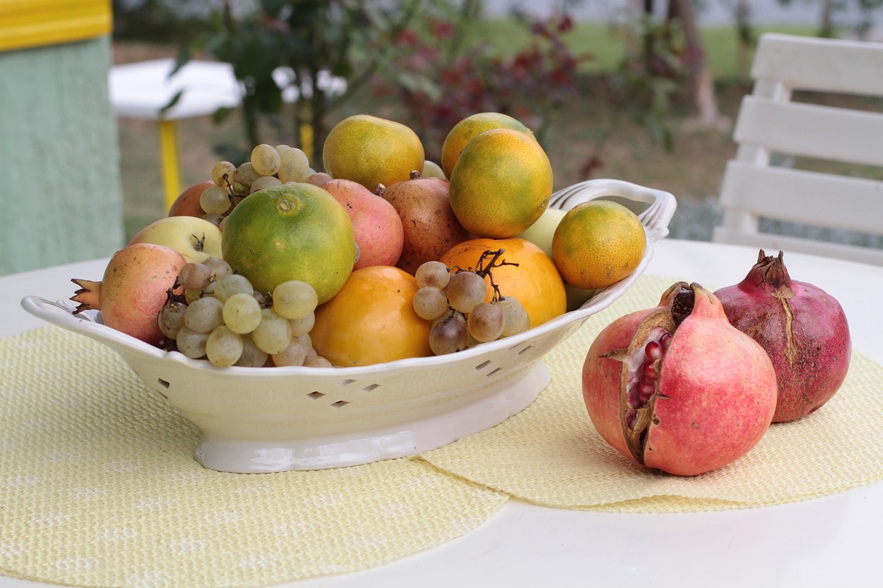 food  fruit  pomegranate free photo