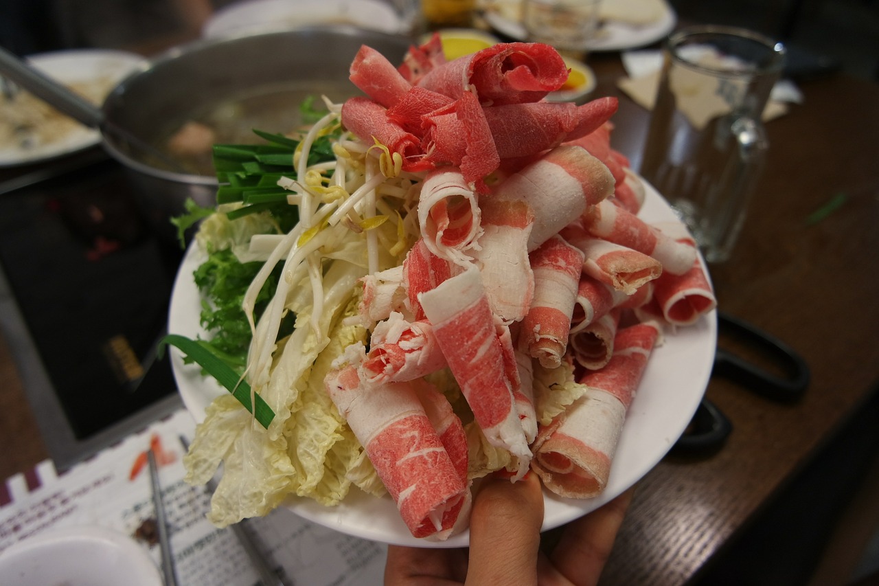 food shabu-shabu beef free photo