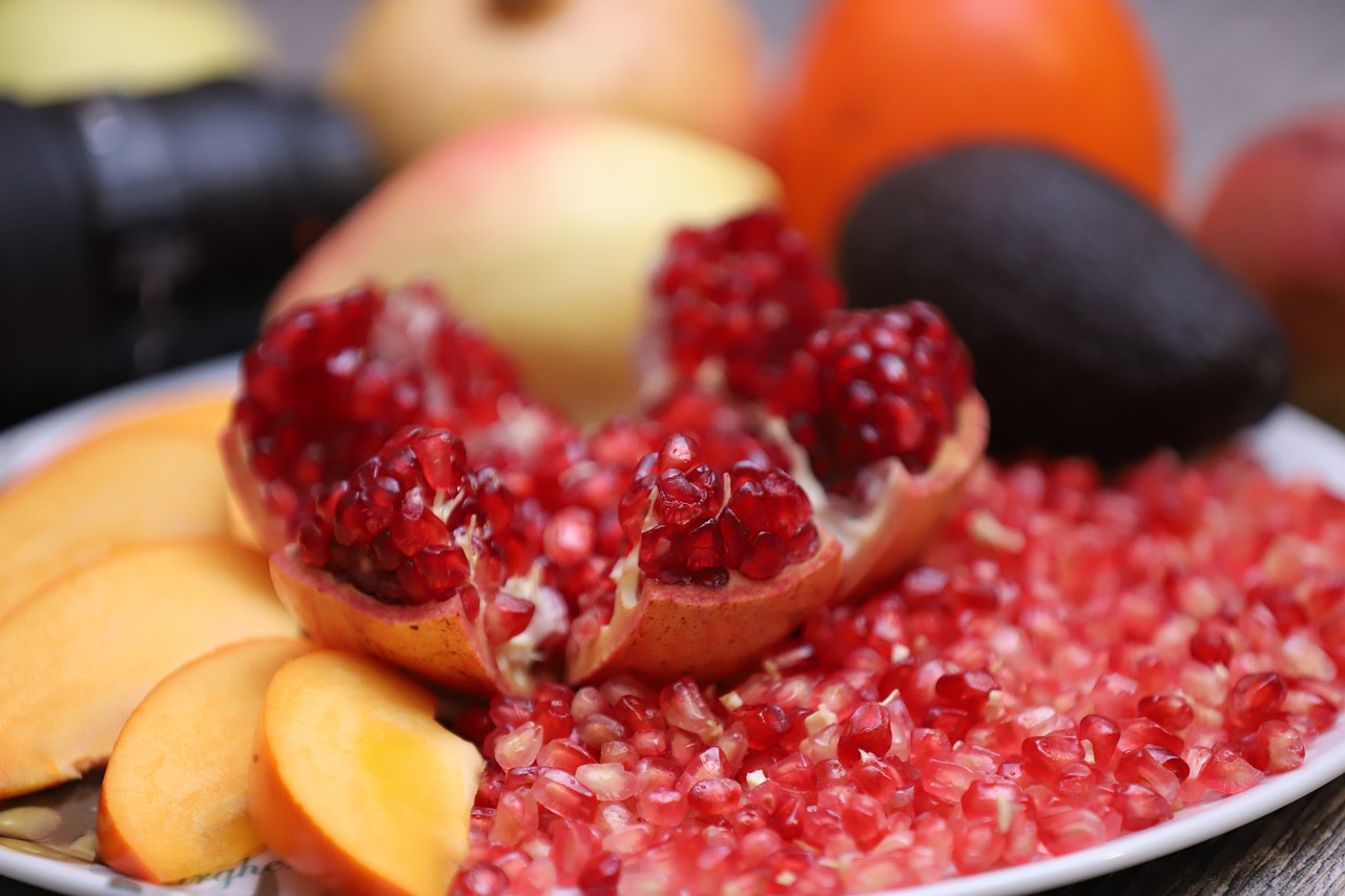 food  vitamins  pomegranate free photo