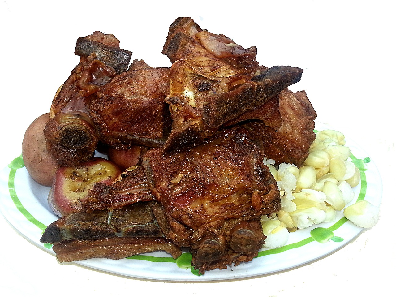 food typical bolivian dish pig free photo