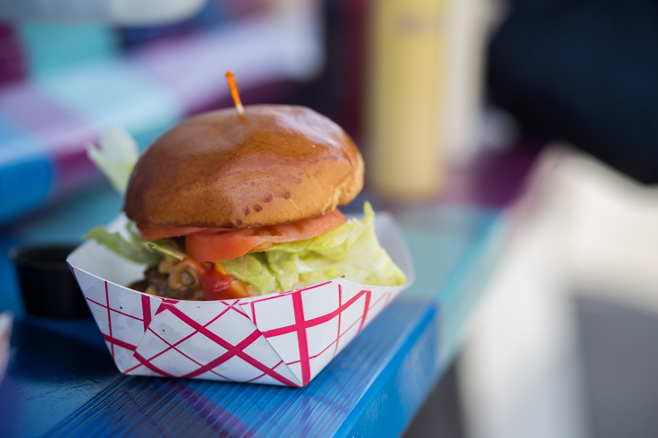 food truck hamburger cheeseburger free photo