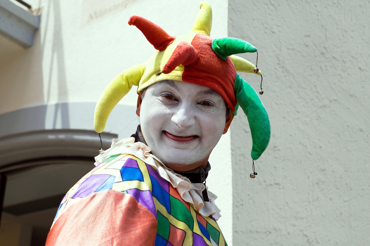 fool court jester clown free photo
