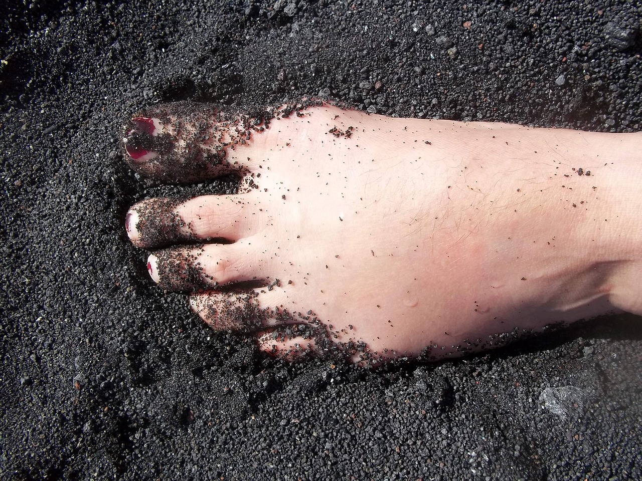 foot stromboli volcanic free photo