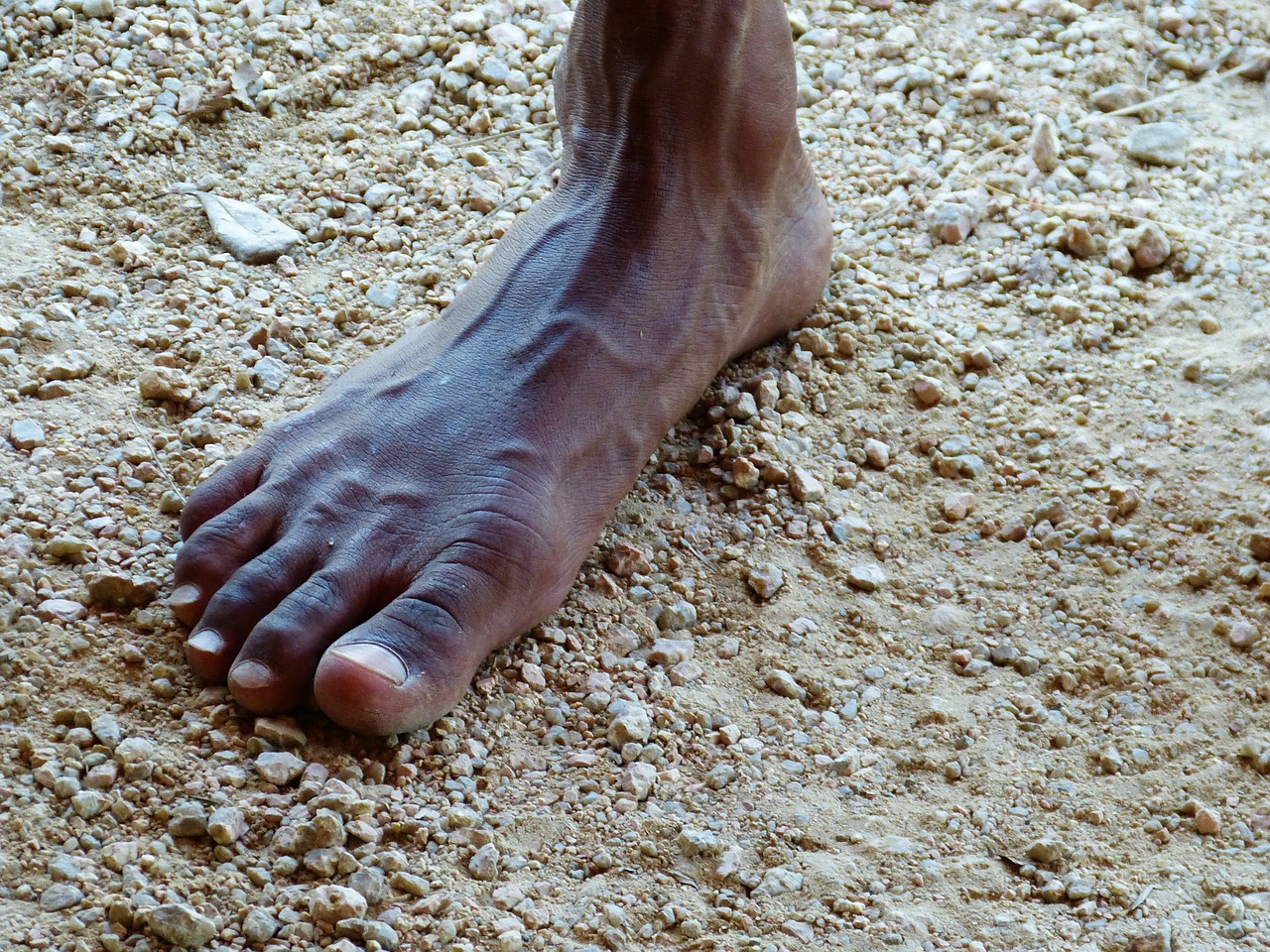 foot barefoot aborigines free photo