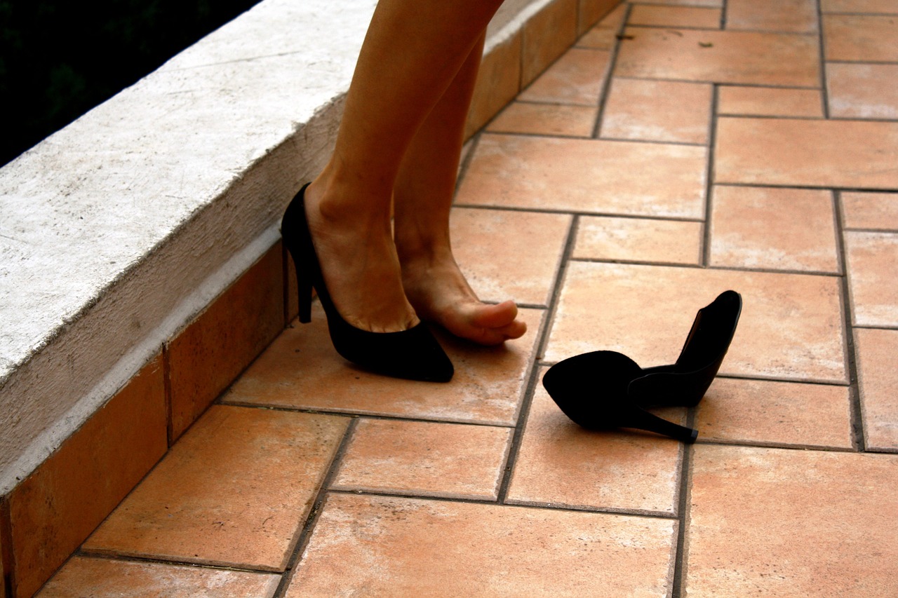 foot heel barefoot free photo