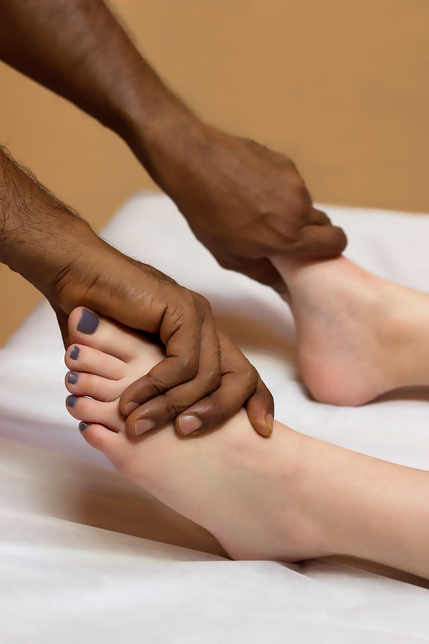 foot massage  massage  wellness free photo