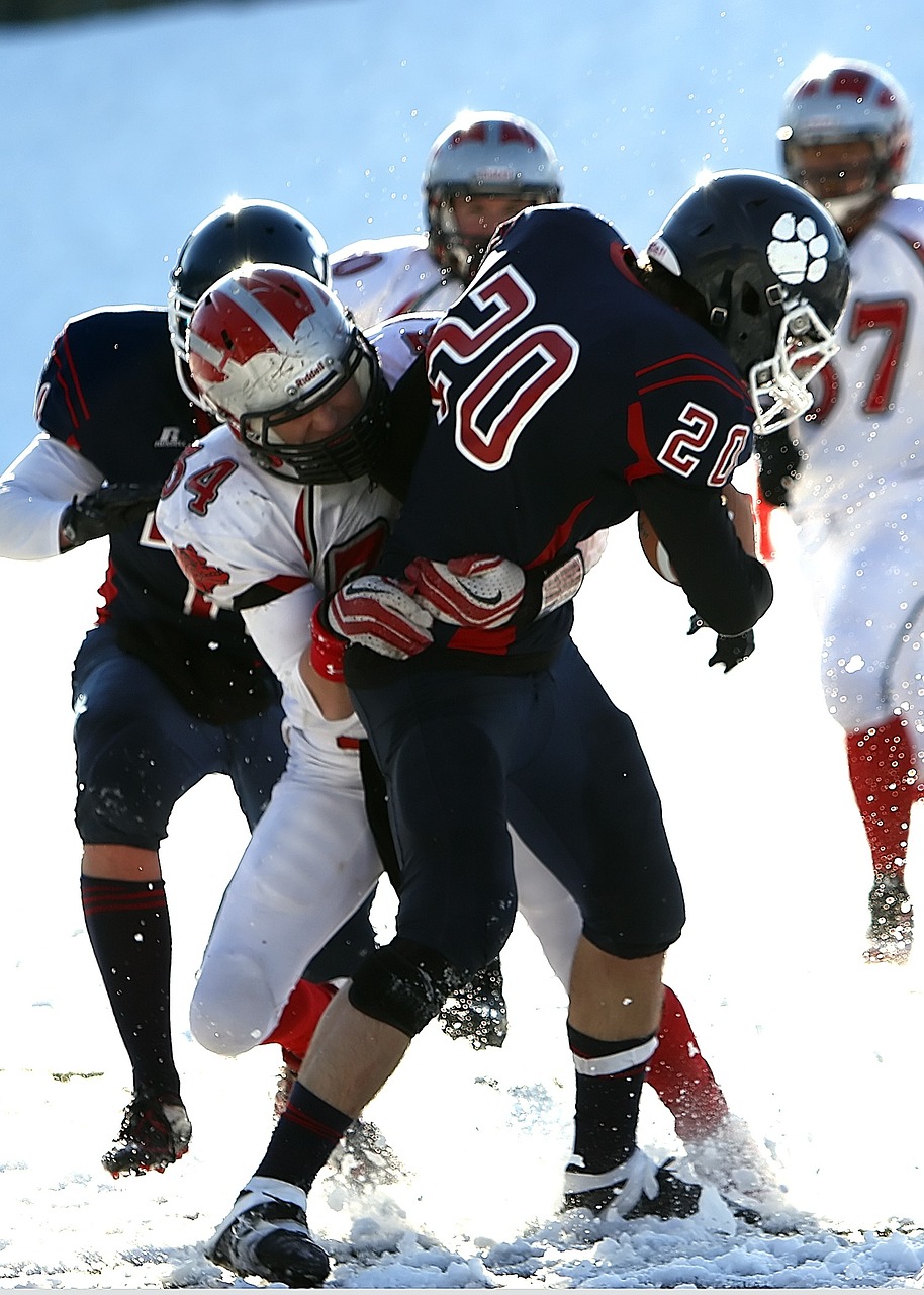 football american football tackle free photo