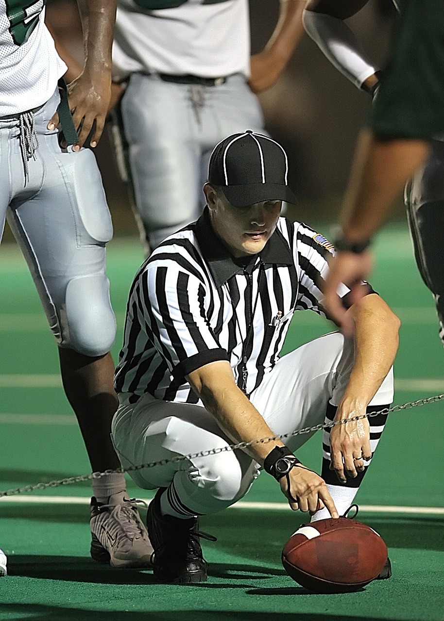 football american football referee free photo